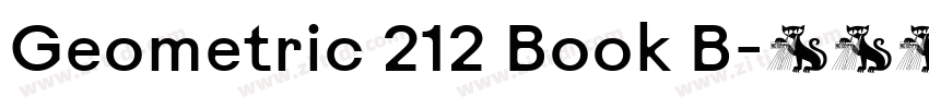 Geometric 212 Book B字体转换 Geometric 212 Book B字体转换